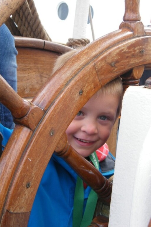 At the helm