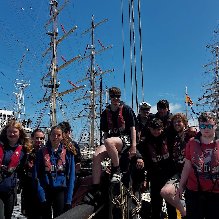 Stornoway trainees at Dunkirk